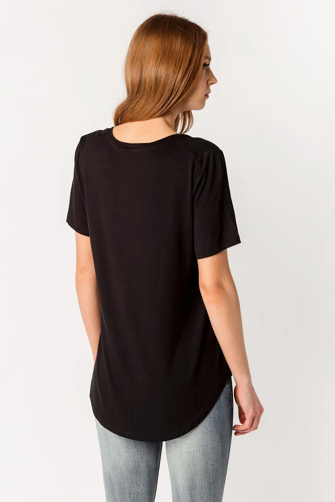 Short Sleeve V-Neck T-Shirt