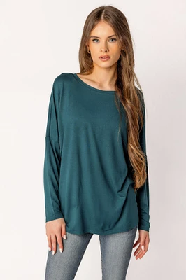 Dolman-sleeve Tunic Top