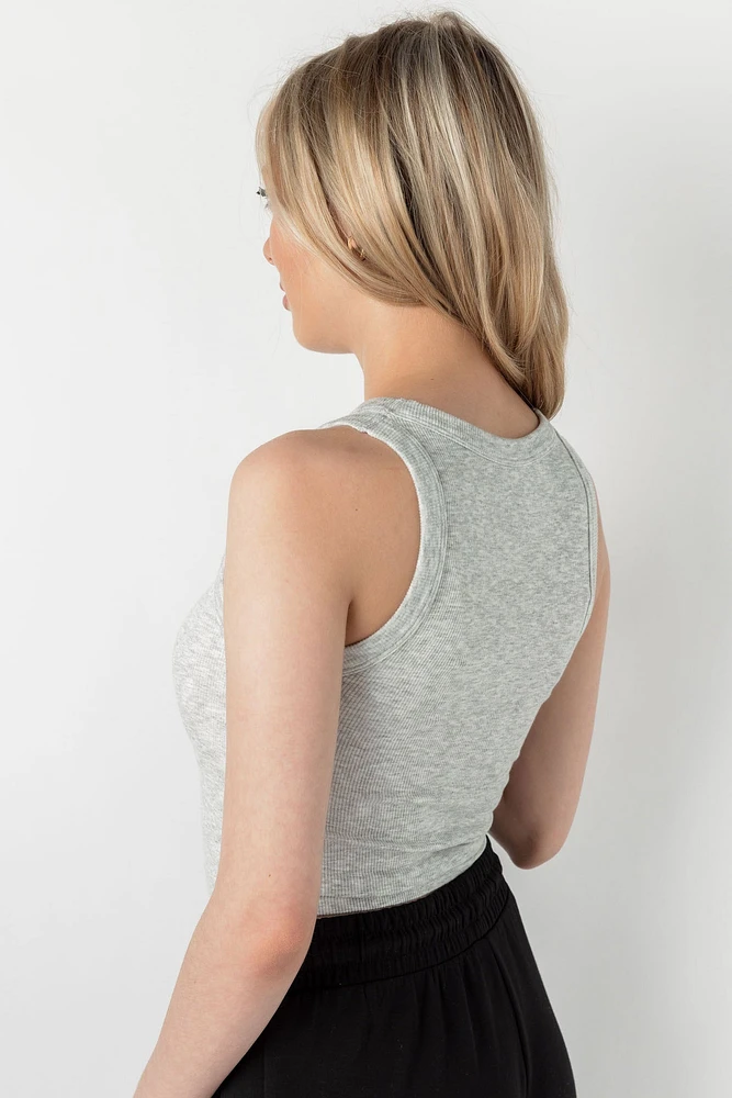 WallFlower Cindy Seamless High Neck Crop Tank