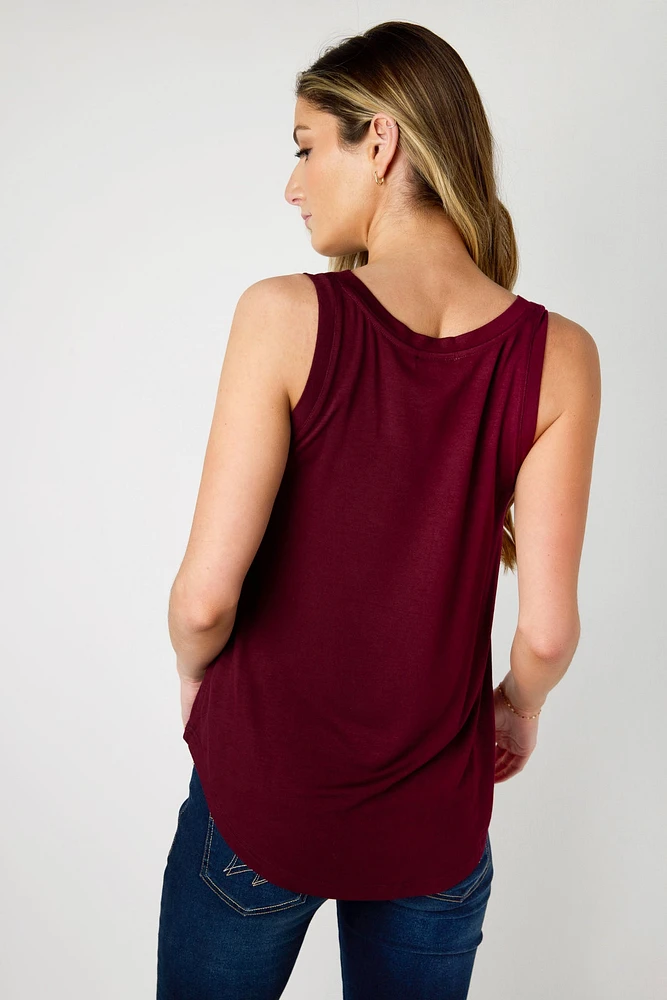 Scoop Neck Tank Top