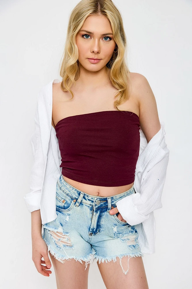 Cropped Tube Top