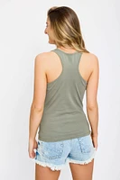 Cotton Racerback Tank Top