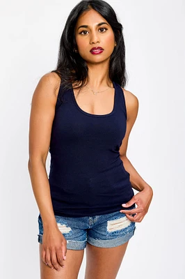 Cotton Racerback Tank Top