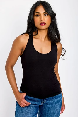 Cotton Racerback Tank Top