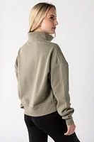 Fleece Quarter-Zip Sweatshirt