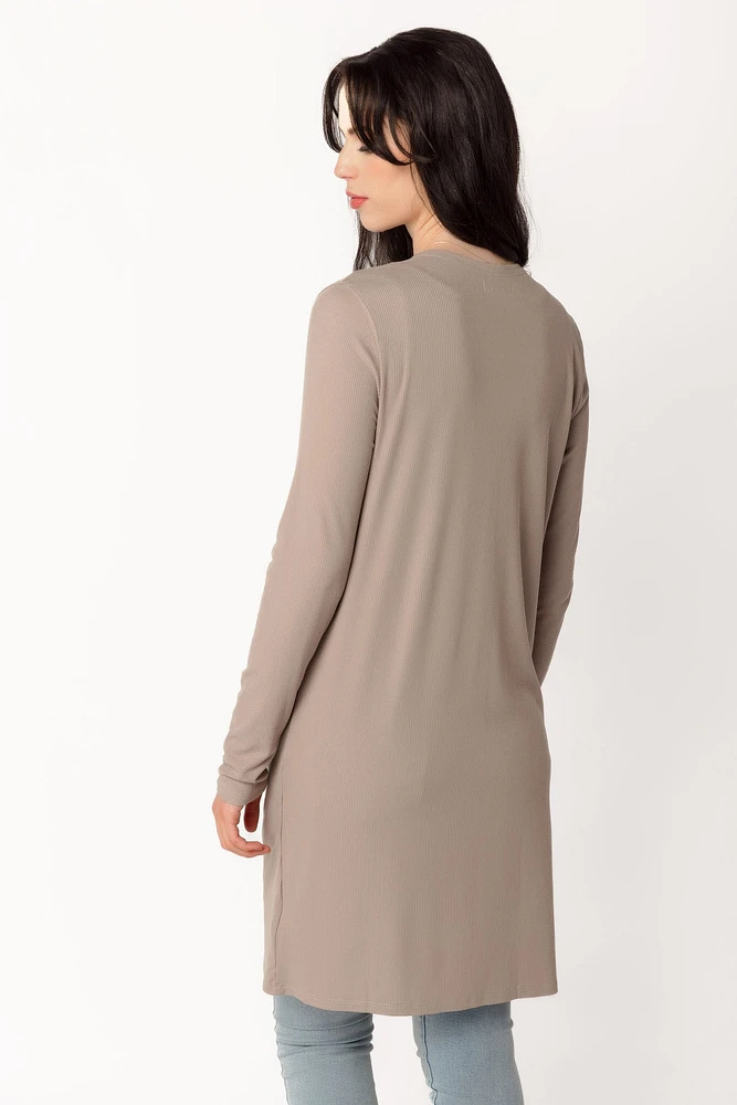 Ribbed Cardigan