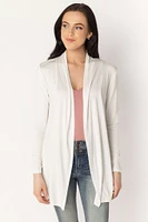 Rayon Long Sleeve Open Cardigan