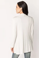 Rayon Long Sleeve Open Cardigan