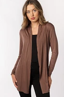 Rayon Long Sleeve Open Cardigan