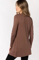 Rayon Long Sleeve Open Cardigan