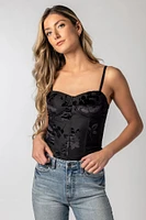 Velvet Corset Bustier