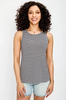 Striped Crewneck Tank Top