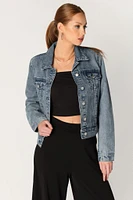 Ashley Dark Snow Wash Denim Jacket