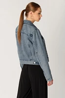 Ashley Dark Snow Wash Denim Jacket