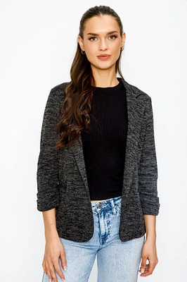 Space Dye Knit Blazer