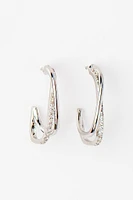 Twist Open Hoop Earrings