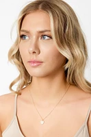Bow Heart Necklace