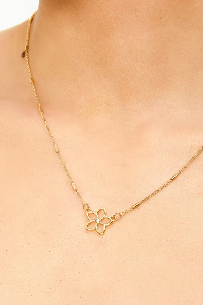 Floral Pendant Necklace