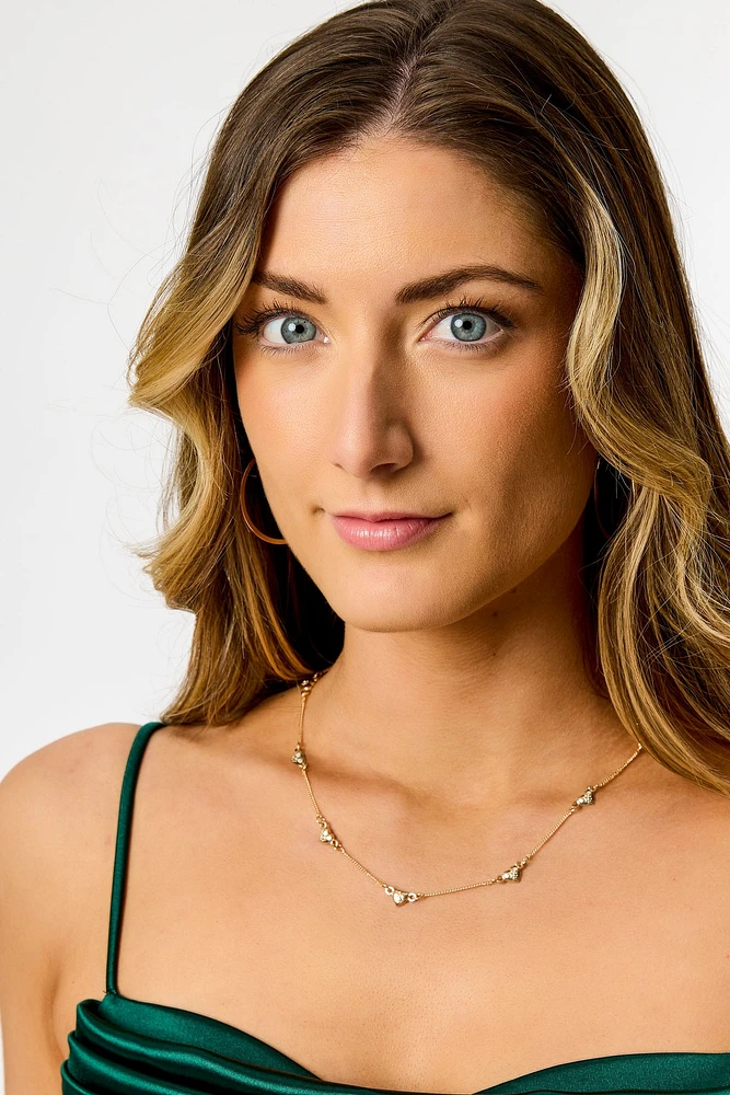 Mini Hearts Necklace