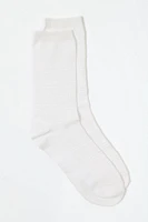Pointelle-Knit Socks