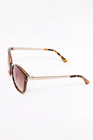 Pantos Sunglassses with Metal Trim and Arms