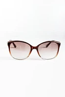 Pantos Sunglassses with Metal Trim and Arms