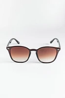 Brown Wayfarer Frame Sunglasses