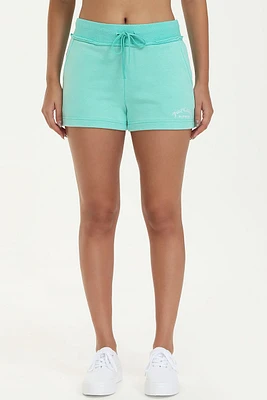 French Terry Embroidered Shorts by Juicy Couture