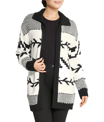 Belted Nordic Cardigan