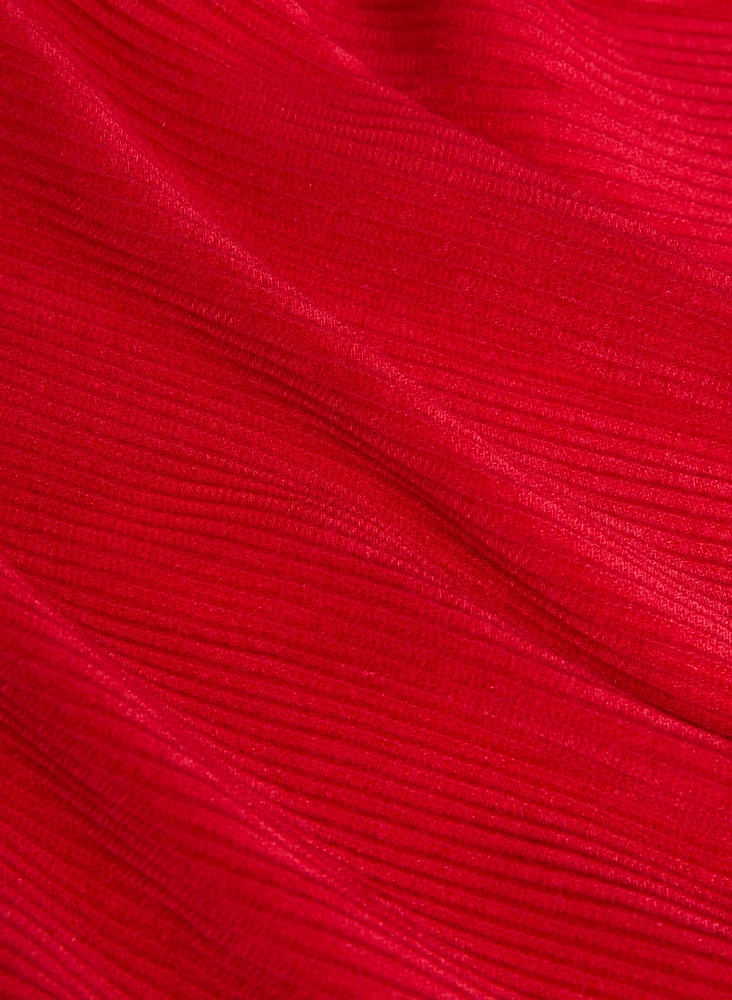 Foulard côtelé oblong