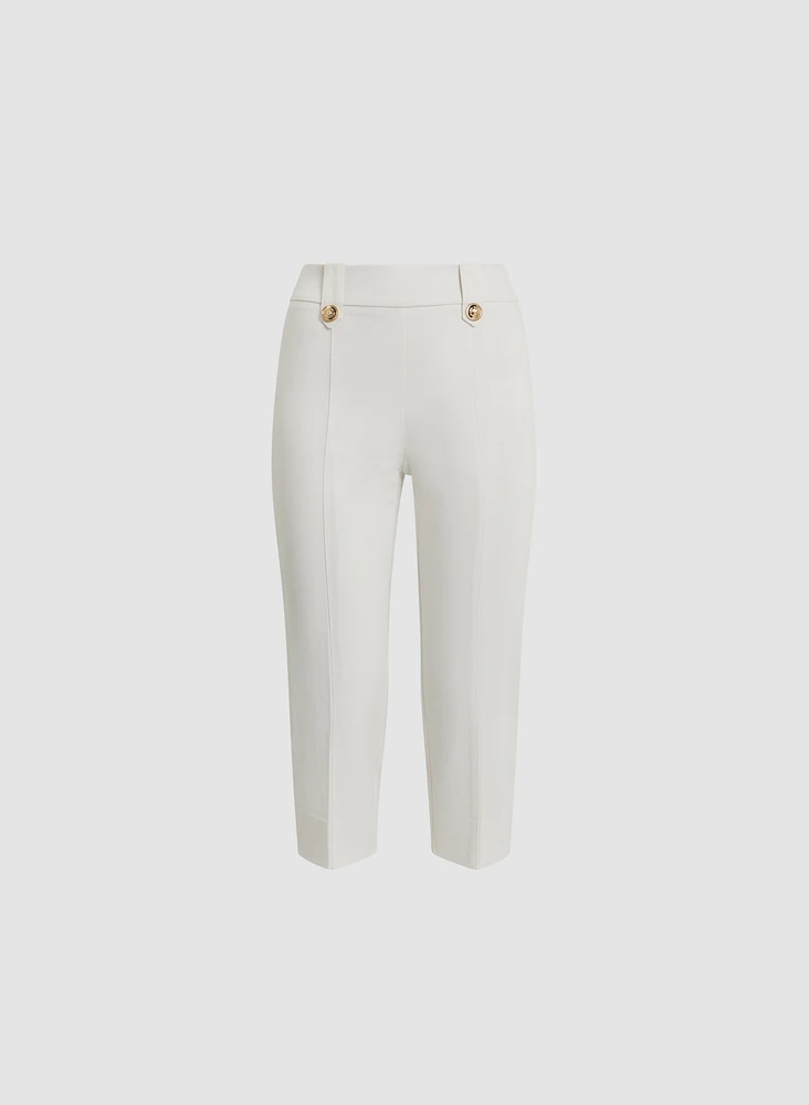 Straight Leg Pull-On Capris