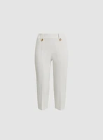 Straight Leg Pull-On Capris