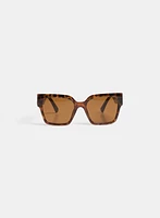 Square Tortoiseshell Sunglasses