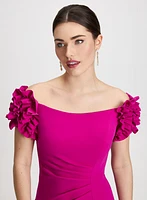 Off-the-Shoulder Ruffle Dress