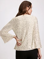 All-Over Sequin Top