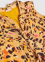 Sleeveless Leopard Print Blouse
