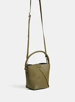 Pebbled Bucket Bag