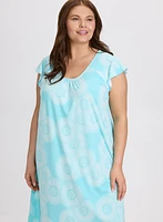 Robe de nuit à motif floral