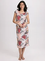 Mixed Print Nightgown