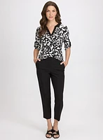 Geometric Print Top