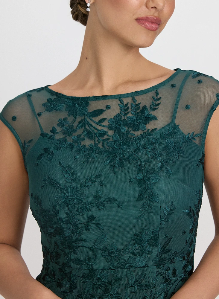 Floral Embroidered Dress