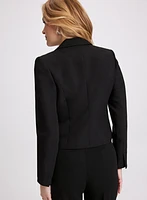 Cropped Double-Breasted Blazer