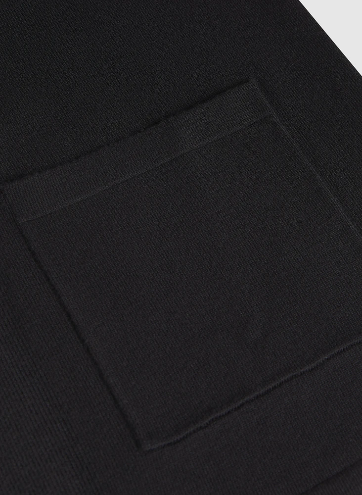 Short Open Front Cardigan