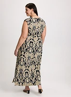 Robe maxi à imprimé floral