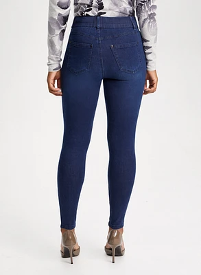 Slim Leg Pull-On Jeans