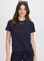 Crystal Trim T-Shirt