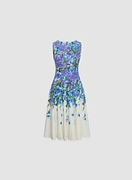 Floral Print Sleeveless Dress