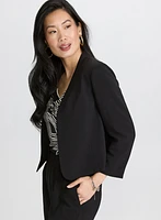 Short Collarless Jacket