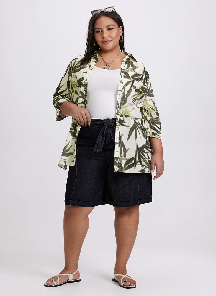 Leaf Print Blouse