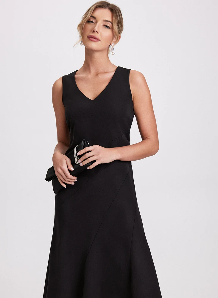 Sleeveless V-Neck Dress